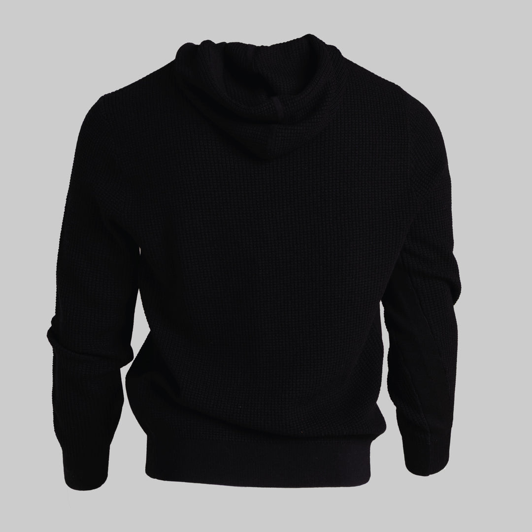 Range Sweater Hoodie - Jet Black