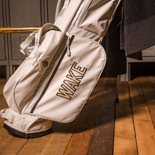 Wake Forest Rover Stand Bag - Bone